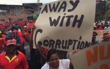 FILE: Hundreds march against corruption. Picture:EWN.