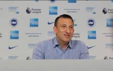 Brighton and Hove Albion chairman Tony Bloom speaks to the press ahead of the new premier league season on 10 August 2017. Picture: Twitter/@OfficialBHAFC