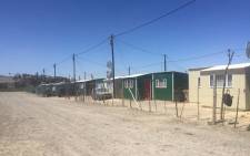 A temporary relocation area where the City of Cape Town has proposed emergency accommodation for several Bromwell Street families. Picture: Monique Mortlock/EWN