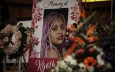 A memorial service for Kgothatso Mdunana was held at St Stithians College Chapel in Johannesburg on 10 June 2021. Picture: Abigail Javier/Eyewitness News