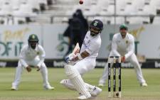 India's Virat Kohli ducks under a bouncer ball during the first day of the third Test cricket match between South Africa and India at Newlands stadium in Cape Town on 11 January 2022. Picture: Marco Longari/AFP