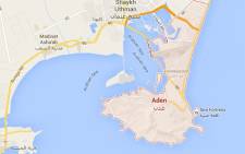 Aden, a port city in Yemen. Picture: Google Earth.