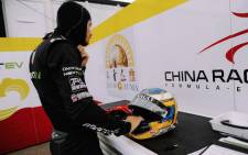 Questions were raised after the logo was spotted on a Chinese electric racing car and in its garage. Picture: Supplied.