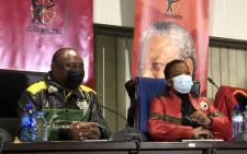Cyril Ramaphosa spoke at the virtual Cosatu Workers’ Day celebrations organised by the trade union in Braamfontein on Saturday. Picture: @CyrilRamaphosa/Twitter