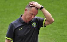 Brazil's soccer coach Mano Menezes. Picture: AFP.