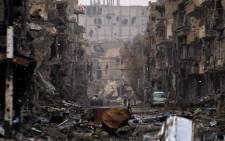 Syria’s civil war enters a fourth year on March 15, 2014, with at least 146,000 people dead and millions more homeless, cities and historical treasures in ruins, the economy devastated and no end in sight. Picture: AFP.