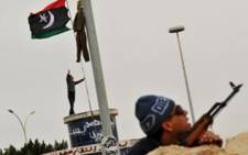 A rebel in Libya. Picture: AFP