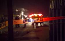 FILE: Police tape at a crime scene. Picture: Thomas Holder/Eyewitness News.