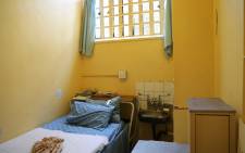 The cell where Oscar Pistorius spent almost a year.  Picture: Christa Eybers/EWN