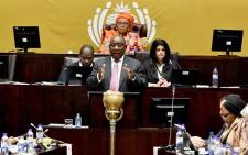 President Cyril Ramaphosa in Parliament on 11 May 2023. Picture: GCIS.