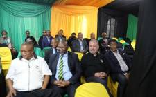 ANC NEC members at the Soweto home of the late Winnie Madikizela-Mandela on 5 April 2018. Picture: Christa Eybers/EWN
