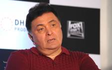 Indian Bollywood actor Rishi Kapoor addresses a press conference for Hindi film ‘Kapoor & Sons’ in Mumbai on 25 March 2016. Picture: AFP.

