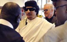  Libyan leader Muammar Gaddafi. Picture:AFP