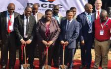 Minister for the Public Service and Administration Faith Muthambi formally declared the start of constructing new PSCBC offices. Picture: Twitter @thedpsa