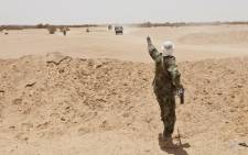 A soldier monitors Kidal, northern Mali, after the government of Mali and Tuareg rebels signed a ceasefire agreement in 2013. Picture: United Nations Photo.