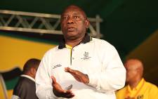 ANC Deputy President Cyril Ramaphosa issued a stern warning to opposition parties at the ANC's Gauteng election manifesto in Atteridgeville, Pretoria, on Sunday 19 January 2014. Picture: Taurai Maduna/EWN.