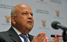 Finance Minister Pravin Gordhan at a pre-Budget speech media briefing in Parliament on 24 February 2016. Picture GCIS.