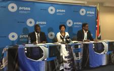 FILE: Prasa CEO Sibusiso Sithole and board chair Khanyisile Kweyama addressing the media following the organisation’s annual general meeting. Picture: Clement Manyathela/EWN