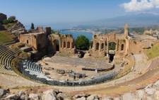 A general view of the Greek Theatre of Taormina, where leaders from the world’s major Western powers will hold their G7 summit. Picture: Twitter/@g7.