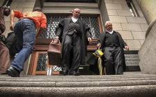 Defence lawyer Francois Van Zyl leaving the Western Cape High Court after Shrien Dewani's murder trial on 30 October 2014. Picture: Thomas Holder/EWN