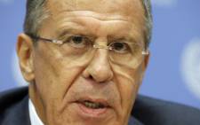 Russian Foreign Minister Sergei Lavrov. Picture: EPA.