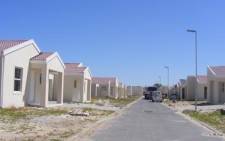 FILE: A housing estate in Cape Town. Picture: EWN
