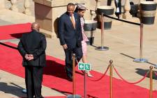 FILE: Swaziland's King Mswati III arrives at the Union Buildings for the inauguration of President Jacob Zuma on 24 May, 2014. Picture: EWN.