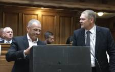 Well-known advocate, Gerrie Nel (left) is assisting Reshall Jimmy's family. Picture: Kevin Brandt/EWN