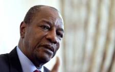 FILE: President Alpha Conde of Guinea. Picture: AFP.