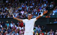 FILE: Australian Nick Kyrgios celebrates his victory over world number one Rafael Nadal at Wimbledon. Picture: Facebook.com