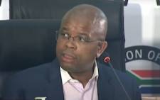 A screengrab of former Prasa CEO Lucky Montana appearing at the state capture inquiry on 16 April 2021. Picture: SABC/YouTube