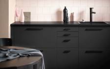 The IKEA kitchen cabinets made from recycled plastic bottles. Picture: ikea.com