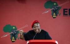 EFF leader Julius Malema briefs the media on 15 March 2023 on the party's planned national shutdown on 20 March 2023. Picture: Jacques Nelles/Eyewitness News