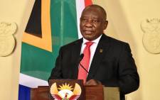 President Cyril Ramaphosa addresses the nation on 30 March 2021. Picture: GCIS.