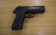 A police service pistol. Picture: Cindy Archillies/EWN