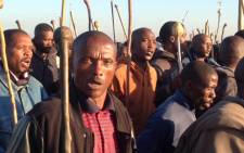 Army and police have been deployed in Marikana as more workers are expected to return to work on 14 May 2014 after months of strike. Picture: Vumani Mkhize/EWN.