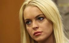 Hollywood actress Lindsay Lohan. Picture: AFP.
