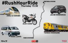 Join EWN, 702 & 947 on the Rush Hour Ride.