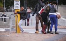 FILE: Capetonians get blown around the city by strong winds. Picture: Thomas Holder/EWN.