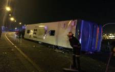 m1 accident after bus fleeing firm mum crash driver scene