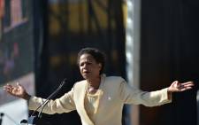 FILE: Mamphela Ramphele gestures as she speaks during the launch of Agang SA, Pretoria, 22 June 2013. Picture: AFP.