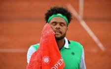 Jo-Wilfried Tsonga’s French Open hopes vanished into thin air on 31 May when he was sent packing in the first round. Picture: Twitter/@rolandgarros