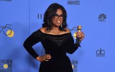 Oprah Winfrey poses with the Cecil B. DeMille Award during the 75th Golden Globe Awards on 7 January, 2018, in Beverly Hills, California. Picture: AFP