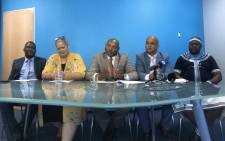 The five DA members who resigned in October: (From L-R) Thulani Stemele, Suzette Little, Shaun August, Greg Bernado and Siyabulela Mamkeli. Picture: Cindy Archillies/EWN