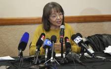 Patricia de Lille addresses the media in Cape Town following the DA's decision to rescind her membership. Picture: Cindy Archillies/EWN.