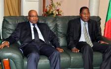 President Jacob Zuma and Benin President Boni Yaya.