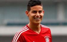New  Bayern Munich loan signing James Rodriguez. Picture: Twitter/@jamesdrodriguez