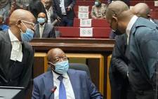 Former President Jacob Zuma appears in the Pietermaritzburg High Court on 31 January 2022. Picture: Nhlanhla Mabaso/Eyewitness News