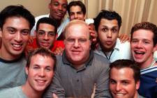 FILE: Lou Pearlman (C) and some of his former artists. Picture: @ParkerAngel.