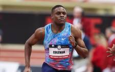 US sprinter Christian Coleman. Picture: @iaaforg/Twitter